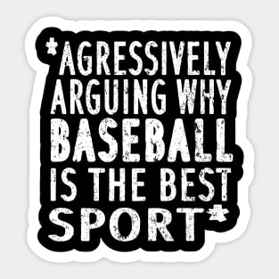 Baseball bat baseman catcher pitcher saying Sticker